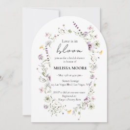 Liebe ist im Brautparty-Arch-Einladung Einladung