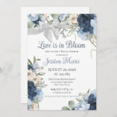 Liebe ist im Brautparty Bloom Einladung (Vorne/Hinten)