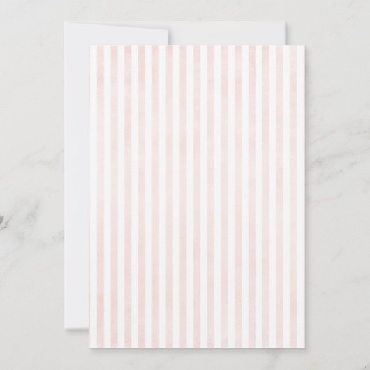 Liebe ist im Brautparty Bloom Einladung (Rückseite)