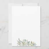 Liebe ist im Brautparty Bloom Einladung (Rückseite)