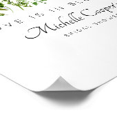 Liebe ist im Brautparty Bloom Poster (Ecke)