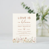 Liebe ist im Brautparty Bloom Wildblume (Stehend Vorderseite)