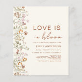 Liebe ist im Brautparty Bloom Wildblume (Vorderseite)