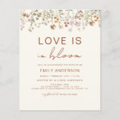 Liebe ist im Brautparty Bloom Wildblume (Vorderseite)