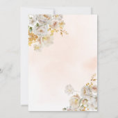 Liebe ist im Brautparty Bloom Wildblume Einladung (Rückseite)