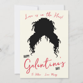 Liebe ist im Haar, Haargummi, Scrunchie Geschenkka Einladung