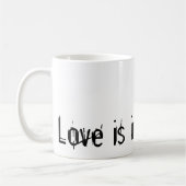 Liebe ist im Haar… Kaffeetasse (Links)