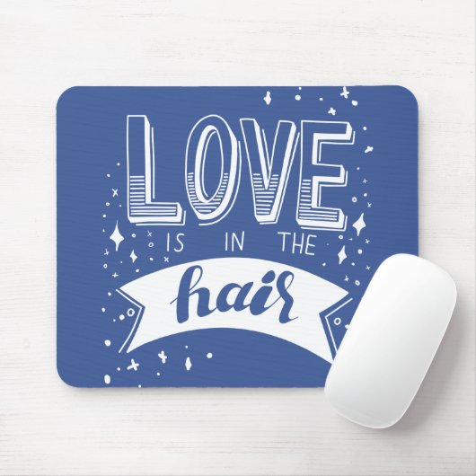 Liebe ist im Haar Mousepad (Mit Mouse)