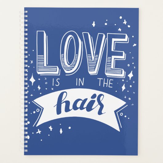 Liebe ist im Haar Planer (Vorderseite)