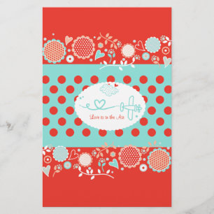 Liebe ist im Luft Candybar Verpackungs-Briefpapier Briefpapier