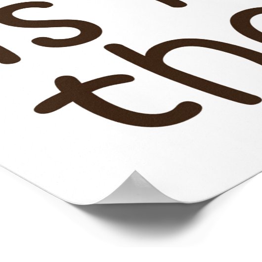 Liebe ist im Luftdesign Poster (Ecke)