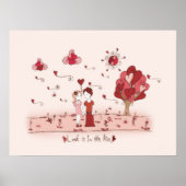 Liebe ist im Luftplakat Poster (Vorne)