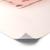 Liebe ist im Luftplakat Poster (Ecke)