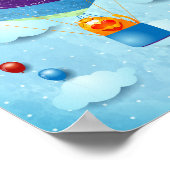 Liebe ist im Luftplakat Poster (Ecke)