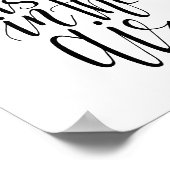 Liebe ist im Luftplakat Poster (Ecke)