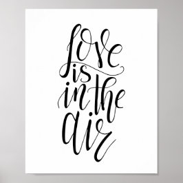 Liebe ist im Luftplakat Poster
