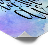 Liebe ist im Luftplakat Poster (Ecke)