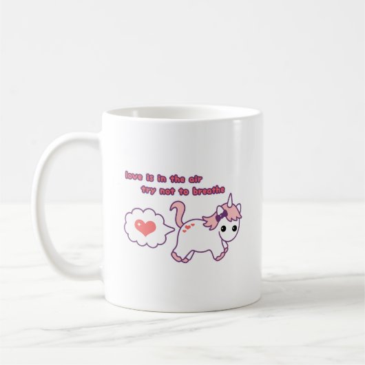 Liebe ist im LuftValentine Kaffeetasse (Links)