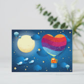 Liebe ist im Rahmen der Einladung (Stehend Vorderseite)