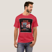 Liebe ist immer ein Movie-Away-Geschenk T-Shirt (Vorne ganz)
