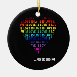 LIEBE IST… IMMER WÄHREND KERAMIKORNAMENT