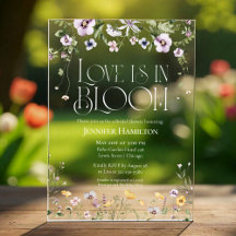 Liebe ist in Bloom | Aquarellfarbenes Brautparty