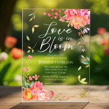 Liebe ist in Bloom | Aquarellfarbenes Brautparty