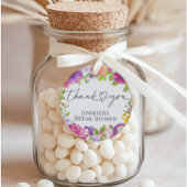 Liebe ist in Bloom | Aquarellfarbenes Brautparty Geschenkanhänger