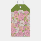 Liebe ist in Bloom - Boho Blume Brautparty Geschenkanhänger (Rückseite)