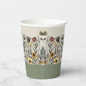 Liebe ist in Bloom - Boho Blume Brautparty Pappbecher (Rechts)