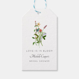 Liebe ist in Bloom BoHo Brautparty Gift Tags Geschenkanhänger
