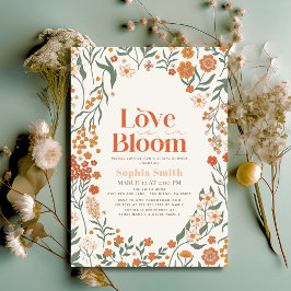 Liebe ist in Bloom Boho Wildblume Brautparty Einladung