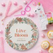 Liebe ist in Bloom Boho Wildblume Brautparty Pappteller (Party)