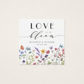 Liebe ist in Bloom Brautparty Gefälligkeitstablett (Vorderseite)