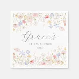 Liebe ist in Bloom Brautparty Gefälligkeitstags Serviette