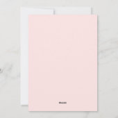 Liebe ist in Bloom Bridal Dusche Einladung (Rückseite)