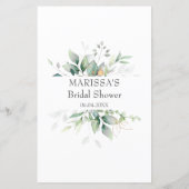 Liebe ist in Bloom Bridge oder Groom Brautparty Ga (Rückseite)