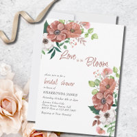 Liebe ist in Bloom Herbst Blume Brautparty