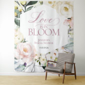 Liebe ist in Bloom | Hintergrund des Brautparty Wandteppich (Beispiel)