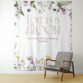Liebe ist in Bloom | Hintergrund des Brautparty Wandteppich (Beispiel)