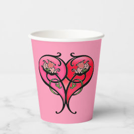 Liebe ist in Bloom Pappbecher