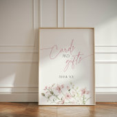 Liebe ist in Bloom Pink Wildblume Karten und Gesch Sockelschild