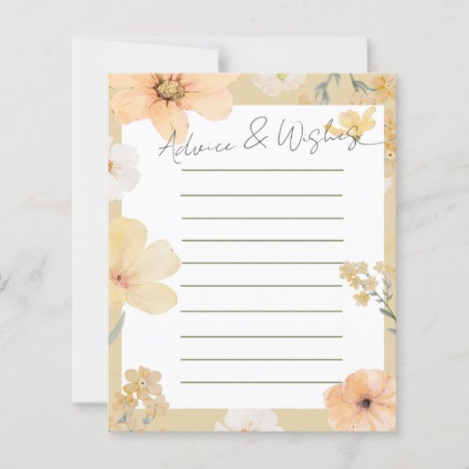 Liebe ist in Bloom Ratgeber & Wünsche Karte (Vorderseite)