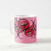 Liebe ist in Bloom Tasse (Vorderseite Links)