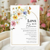 Liebe ist in Bloom | Wildblume Boho Brautparty Einladung