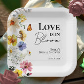 Liebe ist in Bloom | Wildblume Boho Brautparty Pappteller
