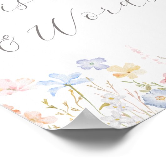 Liebe ist in blühenden Bar Ratschläge und Wünsche Poster (Ecke)