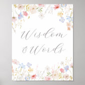 Liebe ist in blühenden Bar Ratschläge und Wünsche Poster (Vorne)