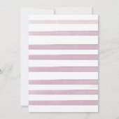 Liebe ist in blühenden Wildblumen blumengeschmückt Einladung (Rückseite)