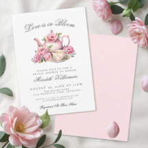 Liebe ist in Blüte Florale Hochzeitsdusche